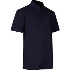 Herren - Silbrig Poloshirts ID PRO Wear 0376 CARE poloshirt klassisk-Sort-5XL