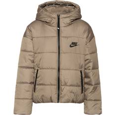 Nike Women's Synthetic-fill Hooded Jacket Sportswear Therma-fit Repel Sport Matte Olive/Black/Black