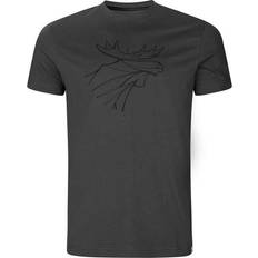 Härkila T-shirts Härkila graphic t-shirt 2-pack Brown granite/Phantom