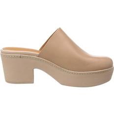 Fitflop Pilar Leather Mule - Beige Buff