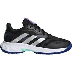 38 ⅔ - Damen Schlägersportschuhe Adidas CourtJam Control Clay W - Core Black/Silver Metallic/Pulse Mint