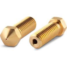 Mässing Filament PrimaCreator Volcano Compatible Brass Nozzle 0,6 mm 1,75 mm 1 pcs