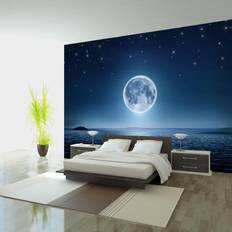 Artgeist Fototapet Moonlit night 250 x 175 cm