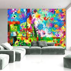 Tapeter Artgeist Fototapet Colorful fantasies 250 x 175 cm
