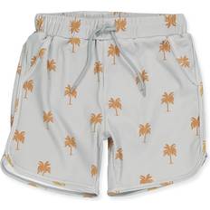 Grå Badebukser Børnetøj Lil'Atelier Lil' Atelier Fagmo badeshorts Lyseblå mdr/62