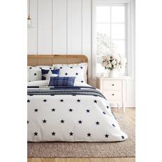 Grey Duvet Covers Helena Springfield Star Double Duvet Cover White, Blue, Grey