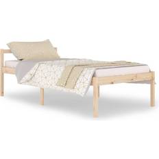 vidaXL Solid Pine 70.5cm Sengeramme 100x200cm