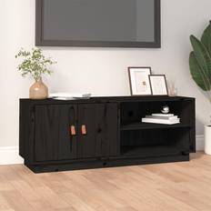 vidaXL 105x34x40 massivt TV-bord