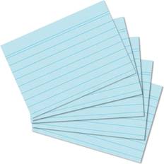 Index Card A7 Ruled Blue 100pcs