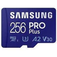 MicroSDXC Memory Cards & USB Flash Drives Samsung PRO Plus microSDXC UHS-I U3 180/ 130 MB/s 256GB + Adapter