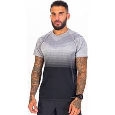 Asics Seamless Short Sleeve Top - Black/Carrier Grey