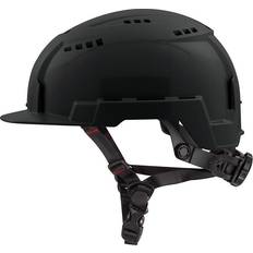 Milwaukee Black Front Brim Vented Helmet with BOLT Class