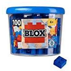 Simba Jeux de Construction Simba 104114112 Blox, 100 blaue Bausteine