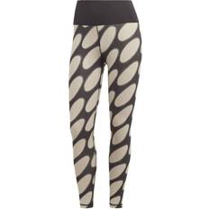 adidas x Marimekko Optime Training 7/8 Tights - Black/Light Brown