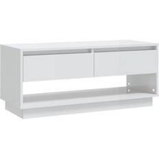 Furniture vidaXL high gloss Chipboard Lowboard Hifi TV Bench