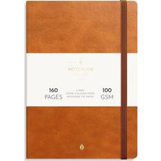 Bruna Anteckningsblock Burde Notebook Deluxe A5 brown