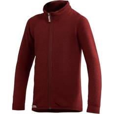 Woolpower full zip Woolpower Kids' Full Zip Jacket 400, 110-116, Rust Red