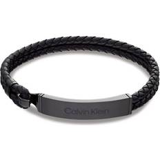 Calvin Klein Mens Brown Braided Bracelet