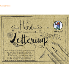 Beige Notizblöcke Ursus 5 Ludwig Bähr Handlettering Paper Elefantenhaut 190g/qm A6