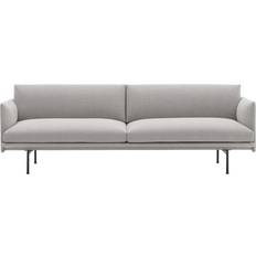 Muuto Outline Clay 12 Black Sofa