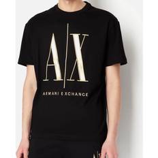 Oro - Uomo Magliette Armani Exchange Contrast Logo Cotton T-Shirt