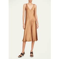 Bruna - Slipklänningar Vince Satin Slip Dress - Brown