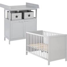 Beige Set di mobili Roba Set Lettino E Fasciatoio Hamburg