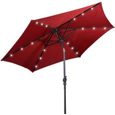 Costway Garden & Outdoor Environment Costway 9ft Patio Solar Umbrella Market