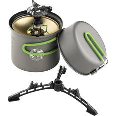 Optimus Camping Cooking Equipment Optimus Crux Weekend Kochsystem Gas stove grey/green