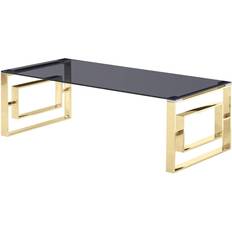 Best Master Furniture Coffee Tables Best Master Furniture E28 Smoked Top Coffee Table