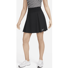 Nike Lang Dri-FIT Advantage-golfnederdel til kvinder sort