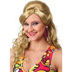 Günstig Langhaarperücken 60s Gogo Mod Wig-Blonde Yellow