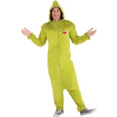 Costumes Adult the grinch jumpsuit costume