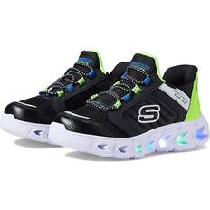 Skechers Green Trainers Skechers Boy's Junior Hypno Flash Trainers - Black