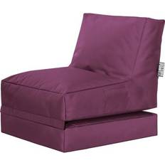 Poufs Sitting Point Twist SCUBA Sitzsack aubergine