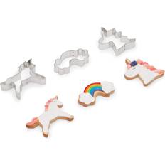 Fox Run Unicorn and Rainbow Cutters Set of 3 Cookie Cutter