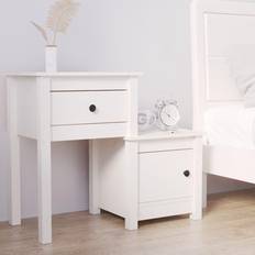 vidaXL 79,5x38x65,5 Sengebord