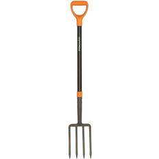 Stainless Steel Pitchforks Fiskars Garden Fork 42.25 Fiberglass D-Handle Garden Tool Powder-Coated