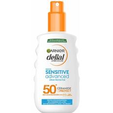 Hautpflege Garnier Delial Sensitive Advanced - Sonnenschutzspray klare, empfindliche sonnenintolerante Haut IP50+