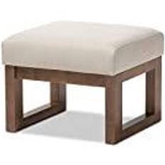 Stools Baxton Studio Ottomans Light Pouffe