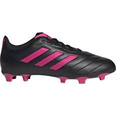 Adidas Synthetic Football Shoes adidas Junior Goletto VIII Firm Ground - Core Black/Team Shock Pink 2/Core Black