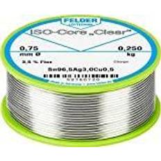 Robotplæneklippere Trimmerhoved & Trimmertråde Felder Felder ISO-Core Clear SAC305 Loddetin Spole 0.75 mm