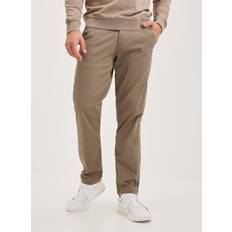 Selected Homme Chinos slhStraight-New Miles 196 Flex Pant Grå W30/L32