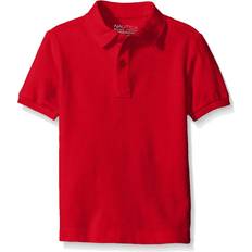 Tops Nautica Kid's School Uniform Short Sleeve Polo Shirt - Red