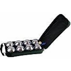 Masterline Petanque Set 8 Stück in Nylonverpackung Bouleset, Silber, one Size