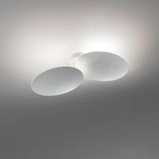 Lodes Puzzle Wall-/Ceiling Lamp LED Round Double Matt White Ceiling Flush Light