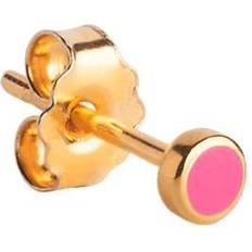 ENAMEL Copenhagen Dot Studs - Pink