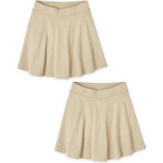 Skirts The Children's Place Girl's Uniform Ponte Knit Skirts 2-pack - Sandy