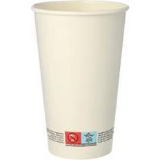 Pappbecher Papstar Papp-Trinkbecher pure, 0,4 l, weiß