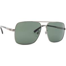 Gucci Homme Lunettes de soleil Gucci GG1289S 001 Homme Sunglass - Couleur de Lentille Gris